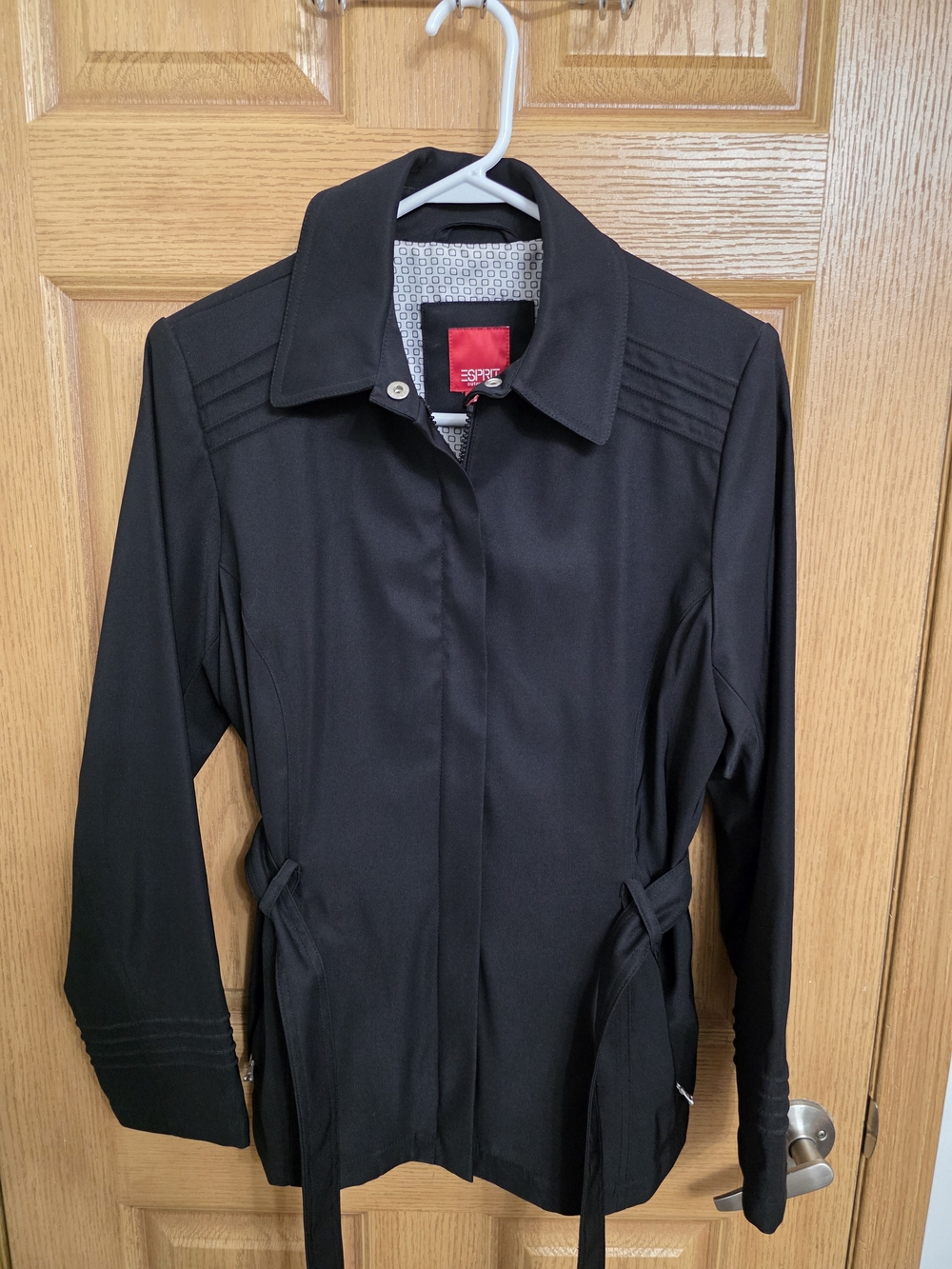 Esprit Black Women's Lightweight Trench Coat